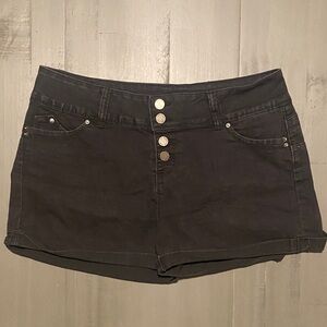 YMI Black Jean Shorts for Women